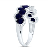 1/5CTW-DIA ANA M 1 3/4CTW PS-BS NAT GEM RING